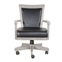 Zeka Game Chair with Wheels, Tilt, Swivel and Gas Lift, Gray Mahogany -BM325417