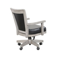 Zeka Game Chair with Wheels, Tilt, Swivel and Gas Lift, Gray Mahogany -BM325417