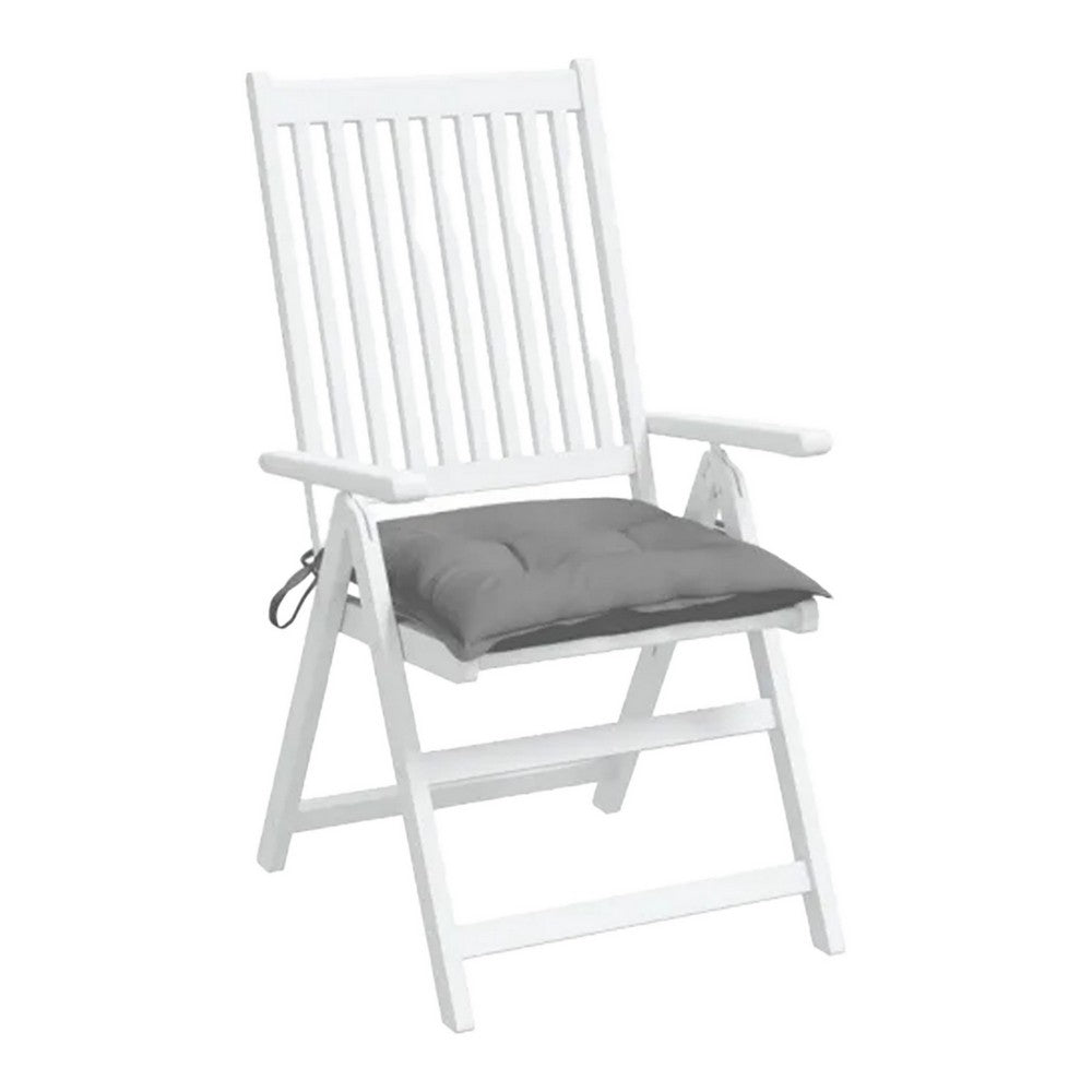 Kia Outdoor Cushion for Chair Set of 4, 20x20 Square Dark Gray Fabric -BM325568