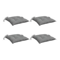Kia Outdoor Cushion for Chair Set of 4, 20x20 Square Dark Gray Fabric -BM325568