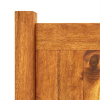 Ryla Garden Raised Flower Bed, 10x20 Panel Brown Acacia Wood, Slatted -BM325573