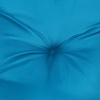 Claire Outdoor Cushion for Bench, 47 Inch Button Tufted Blue Fabric -BM325576