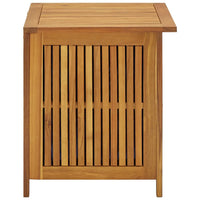Outdoor Storage Box Table, Acacia Wood with Flip Top, Slatted Frame -BM325596