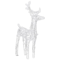 4pc Outdoor Reindeer n Sleigh Christmas Decoration, 240 Warm White LED -BM325625