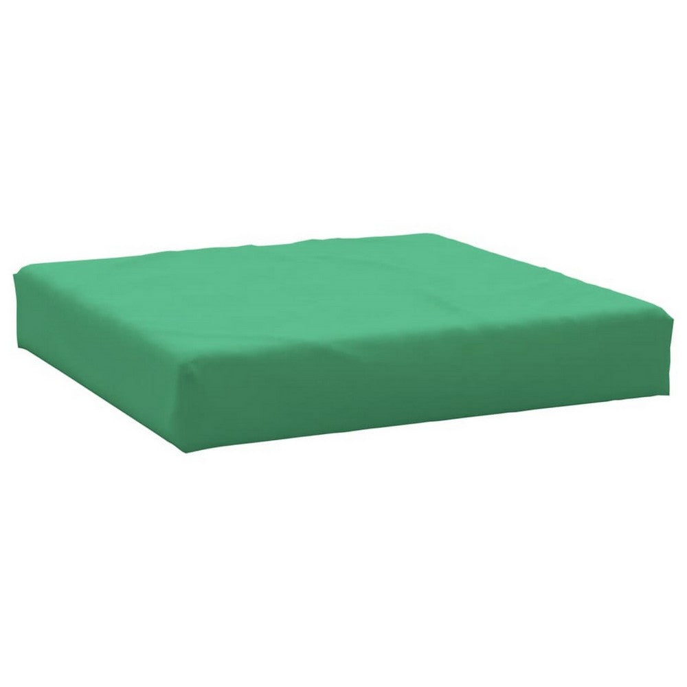 3pc Outdoor Cushions for Sofa, Water Resistant Green Oxford Fabric -BM325683