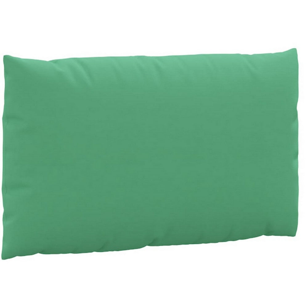 3pc Outdoor Cushions for Sofa, Water Resistant Green Oxford Fabric -BM325683