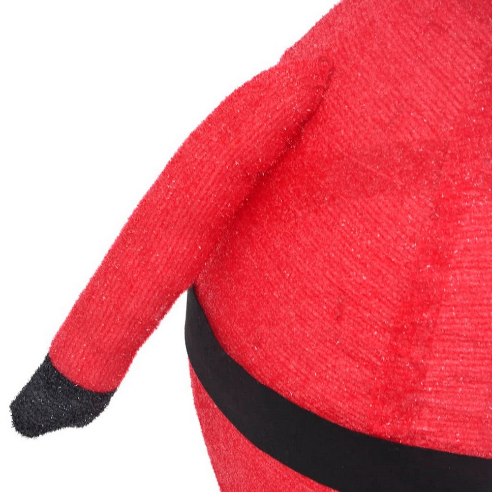 Santa Claus Figurine Christmas Decoration, USB, LED, Red White 24 Inch -BM325741