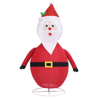 Santa Claus Figurine Christmas Decoration, USB, LED, Red White 24 Inch