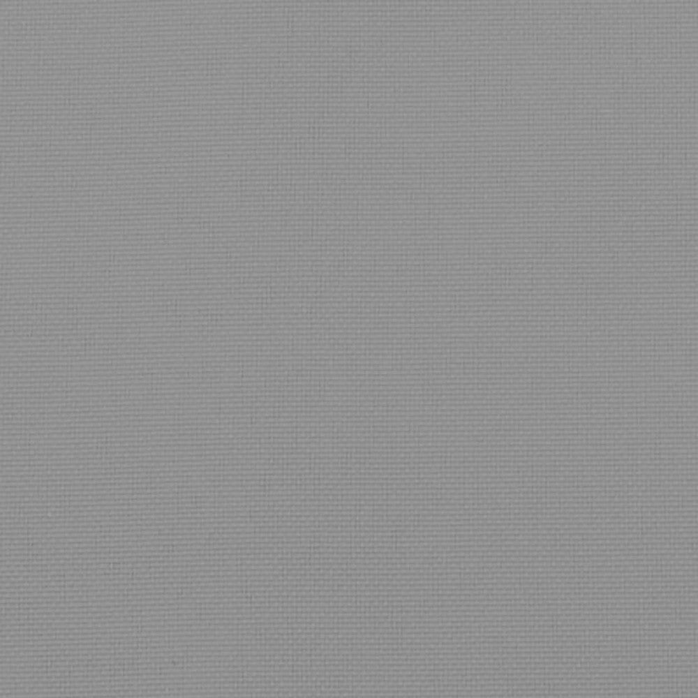 Claire Outdoor Cushion for Bench Set of 2, 39in Gray Tufted Oxford -BM325915