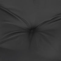 Claire Outdoor Cushion for Bench, 71 Inch, Black Tufted Oxford Fabric -BM325918