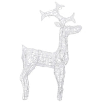 Outdoor Reindeer Christmas Decoration, 90 Cool White LEDs, Acrylic -BM325938