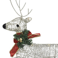 Edy Outdoor Christmas  Decoration Set of 2, 40 Gold LEDs White -BM326243