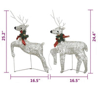 Edy Outdoor Christmas  Decoration Set of 2, 40 Gold LEDs White -BM326243