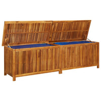 Misty Outdoor Storage Box, 79 Inch Natural Brown Solid Acacia Wood -BM326284