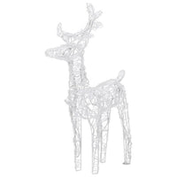 2pc Outdoor Christmas  Decor, 40 Cool White LEDs, Acrylic -BM326403