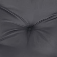 Claire Outdoor Cushion for Bench Set of 2, Dark Gray Fabric, 39 Inch -BM326449