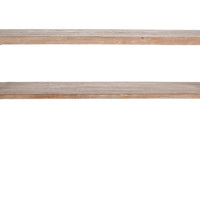 Tuley Sofa Console Table, Storage Shelf, Pine Wood, Gray, 48 Inch -BM326639