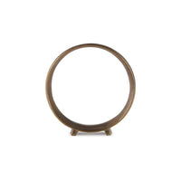 Dalie Sculpture, Round Metal Accent Tabletop Size, 12 Inch, Bronze -BM327756