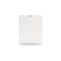 Kally Standing Bookcase, 3 Open Shelves, Matte White Wood, 41 Inch -BM327916