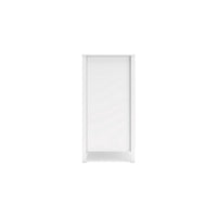 Kally Standing Bookcase, 3 Open Shelves, Matte White Wood, 41 Inch -BM327916