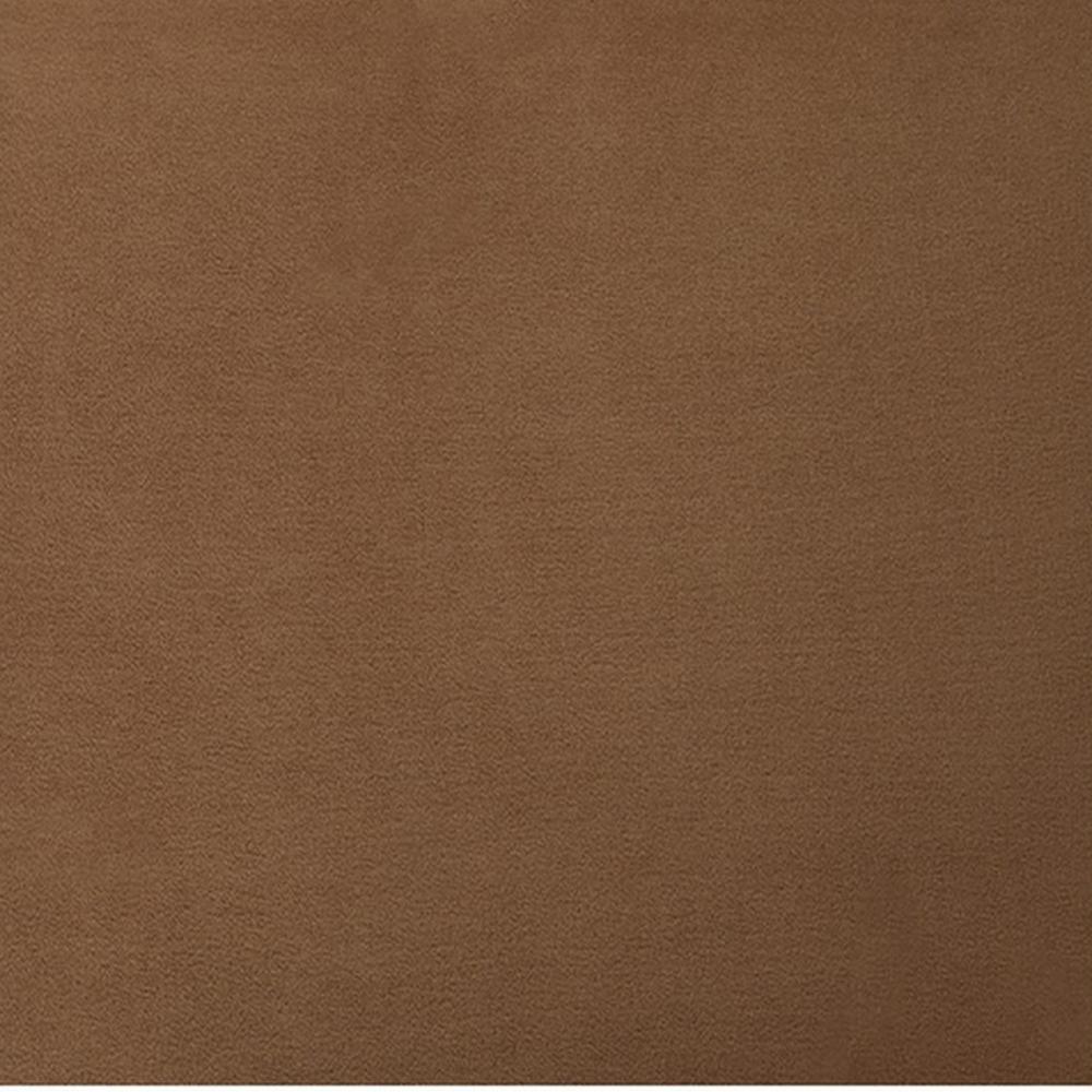 Wali Square Accent Throw Pillow, 20 Inch, Feather Fill Brown Polyester -BM328066