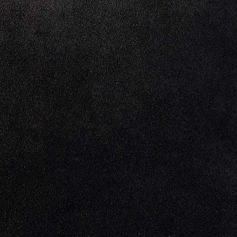 Vale Square Accent Throw Pillow, 20 Inch, Patchwork Design Black Suede -BM328069