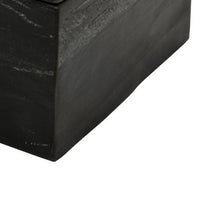 Axel Decorative Storage Box, Gold Geometric Inlay, Black Marble 9 Inch -BM330175