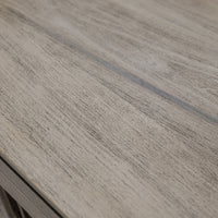 Livvy Console Cabinet, 4 Metal Pattern Glass Doors Ivory White 69 Inch -BM331236