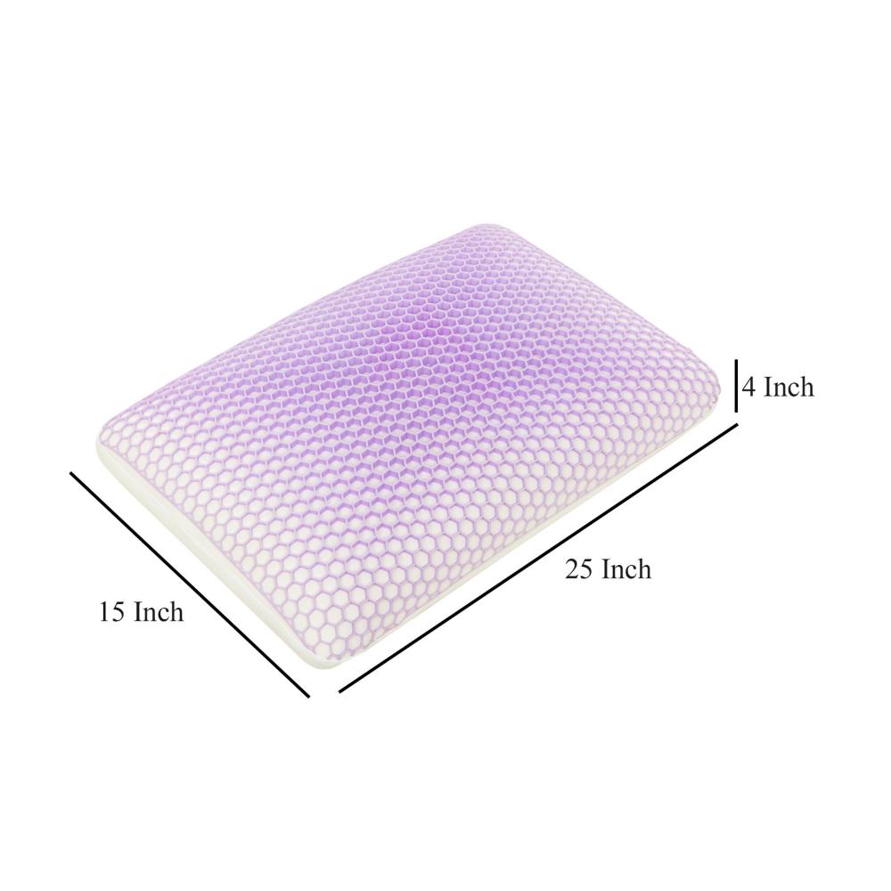 Gers Pillow, Dense Memory Foam and TPE Support, Ergonomic Shape 15x25 -BM332017