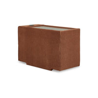 Meso Modular Console Side Table, Audio System, Spice Orange, 37 Inch -BM332263