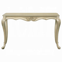 Bertha Sofa Table, Ornate Classic European Champagne Gold Wood 52 Inch -BM333145