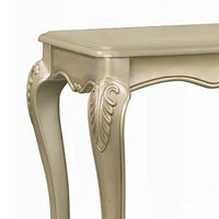 Bertha Sofa Table, Ornate Classic European Champagne Gold Wood 52 Inch -BM333145