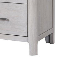 Reham Nightstand, 2 Drawers, USB A-C, White Wash Brown Wood, 27 Inch -BM333829