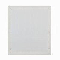 Tyra Accent Dresser Mirror, Sleek Square Wood Frame, 34x39 Glossy Pink -BM333893