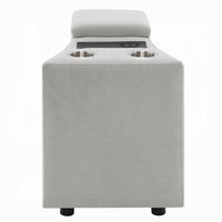 Watsy Console Table for Recliner w USB, Cupholders, Wireless Charging -BM333919