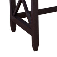 Home Office Writing Desk, 2 Drawers, 47 Inch Farmhouse Red Cocoa Brown -BM334353