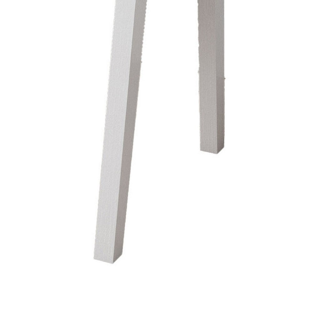 Writing Desk, Wrap Around Tabletop, 50 Inch, Modern White Finish -BM334357