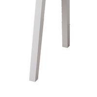 Writing Desk, Wrap Around Tabletop, 50 Inch, Modern White Finish -BM334357