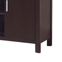 Storage Buffet Console, 2 Drawers 2 Cabinets, 47 Inch Red Cocoa Brown -BM334362