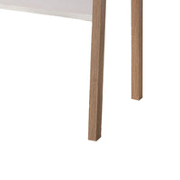 Writing Desk, 1 Drawer and Open Shelf, 47 Inch, Modern White and Brown -BM334368