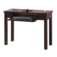 Computer Desk, Flip-Down Keyboard Drawer, 39 Inch, Red Cocoa Brown -BM334394