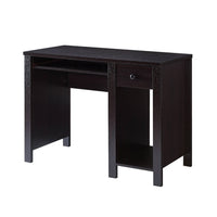 Akol Computer Desk, Keyboard Drawer and Storage, 39 Inch, Black -BM334401