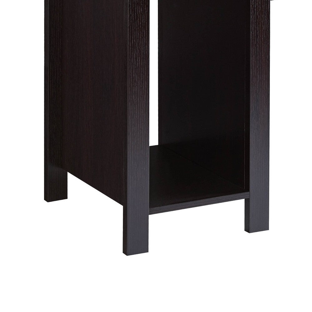 Akol Computer Desk, Keyboard Drawer and Storage, 39 Inch, Black -BM334401