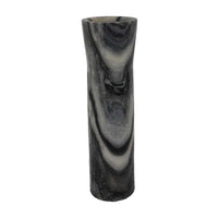 Danny Tall Accent Vase, Natural Stone Pattern Gray Marble 14 Inch -BM335067