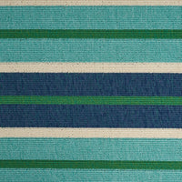 Dian 5 x 8 Outdoor Small Area Rug, Striped Pattern, Blue Green Woven -BM335177