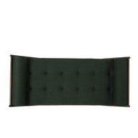 Henry Chaise Lounger with 2 Rolled Bolster Pillows, Blackish Green -BM335294