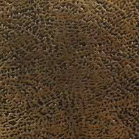 Hexagonal End Table, Gold Aluminium Frame Textured Surface, 20 Inch -BM335456