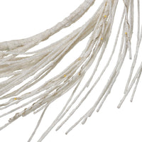Eko Decorative Wreath, LED Lights, Natural Beige Iron, 24 Inch -BM335458