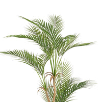 Zylo Decorative Faux Palm Tree, 40 Inch Green and Brown Rattan -BM335731