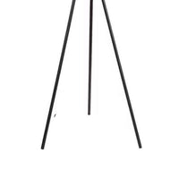Azy Floor Lamp, Frosted White Shade, Tripod Base, Black Gold, 64 Inch -BM336399